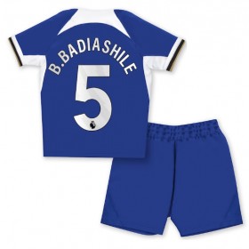 Chelsea Benoit Badiashile #5 Hemmakläder Barn 2023-24 Kortärmad (+ Korta byxor)